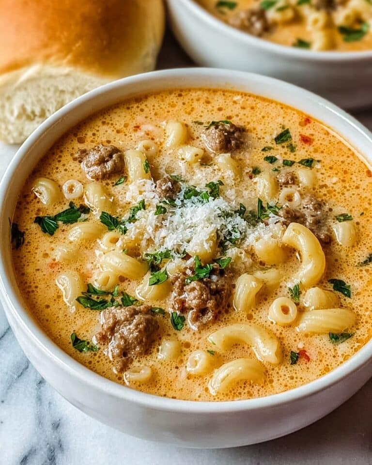 Parmesan Italian Sausage Ditalini Soup Recipe