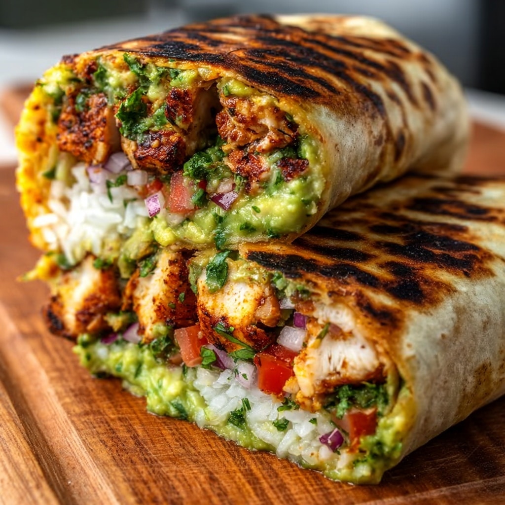 Chipotle Ranch Grilled Chicken Burrito Recipe