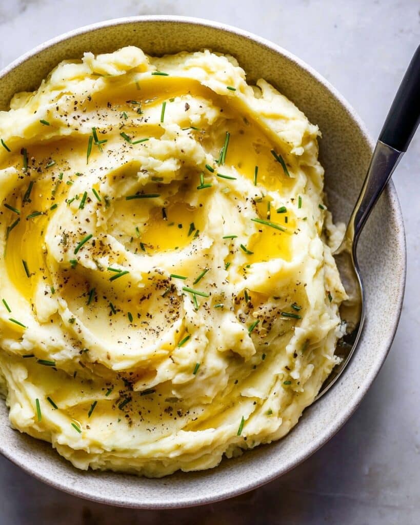 Roasted Garlic Mascarpone Mashed Potatoes Recipe