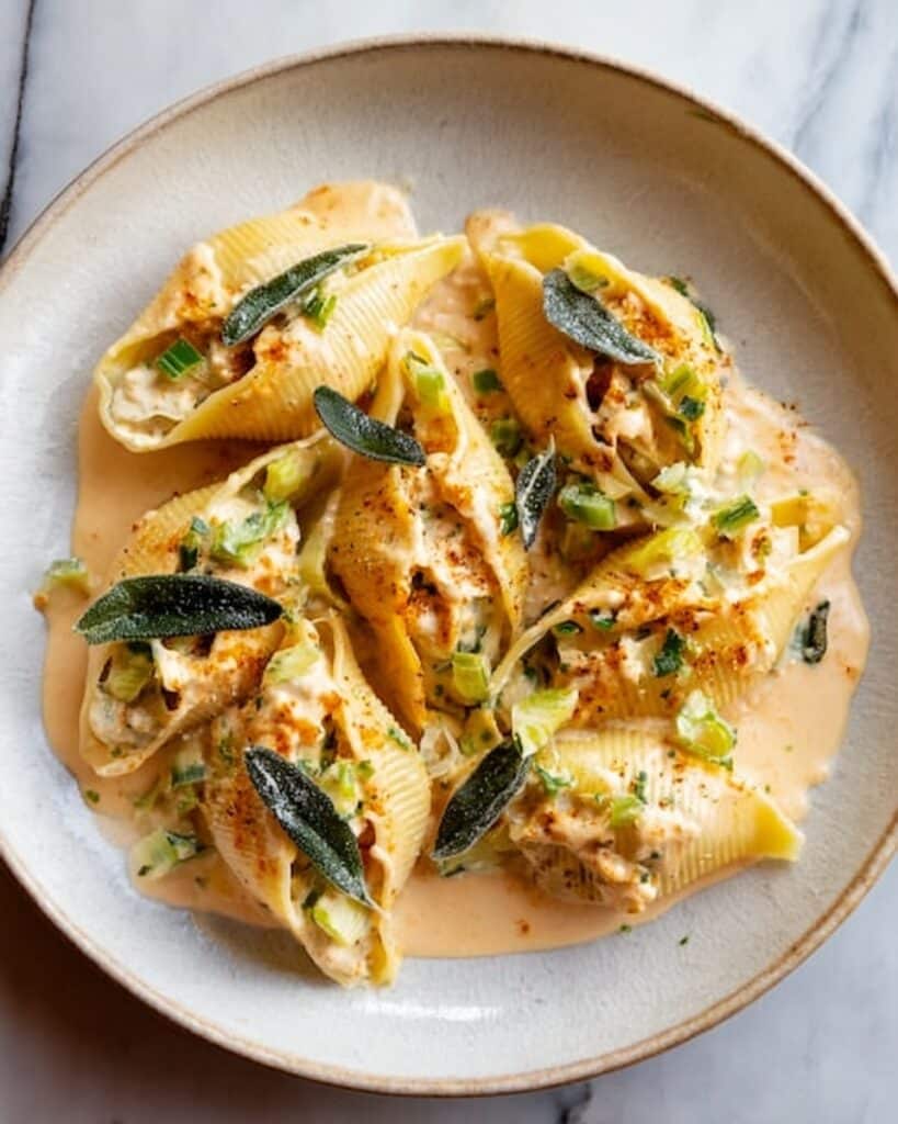 Pumpkin and Ricotta Stuffed Shells Recipe