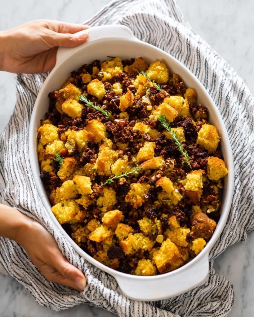 Cornbread and Chorizo Dressing Recipe
