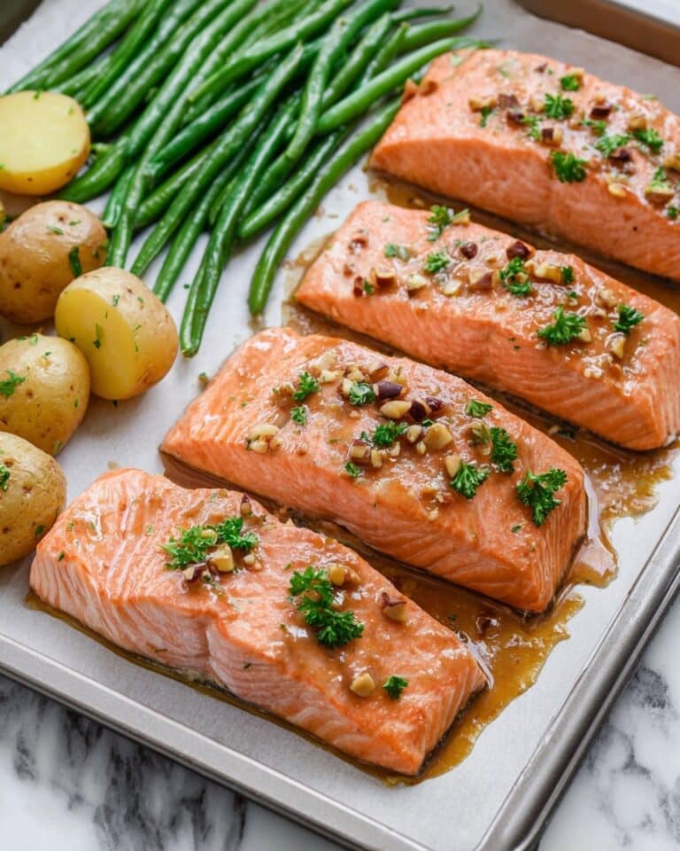 Sheet Pan Maple Dijon Salmon Recipe