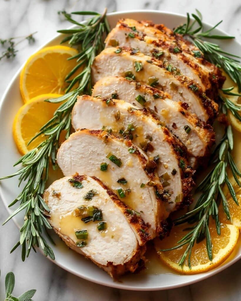 Herb-Roasted Turkey Breast with Citrus Glaze Recipe
