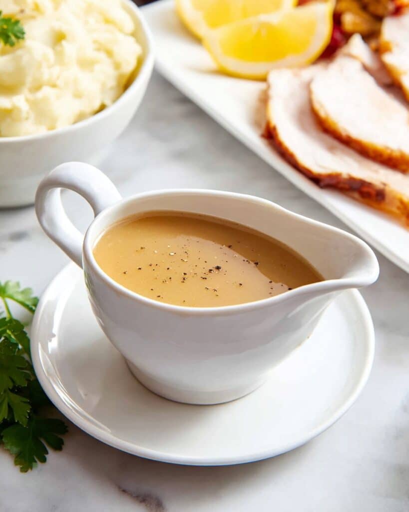 Spiced Apple Cider Gravy Recipe