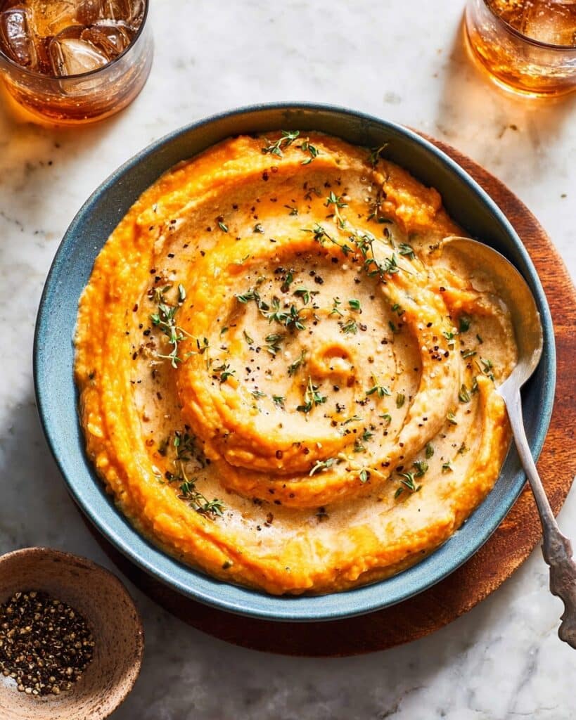 Mashed Sweet Potatoes with Miso Butter (5 Ingredients) Recipe