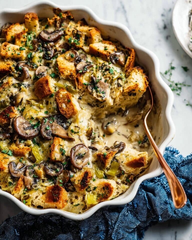 Wild Mushroom and Leek Stuffing Recipe