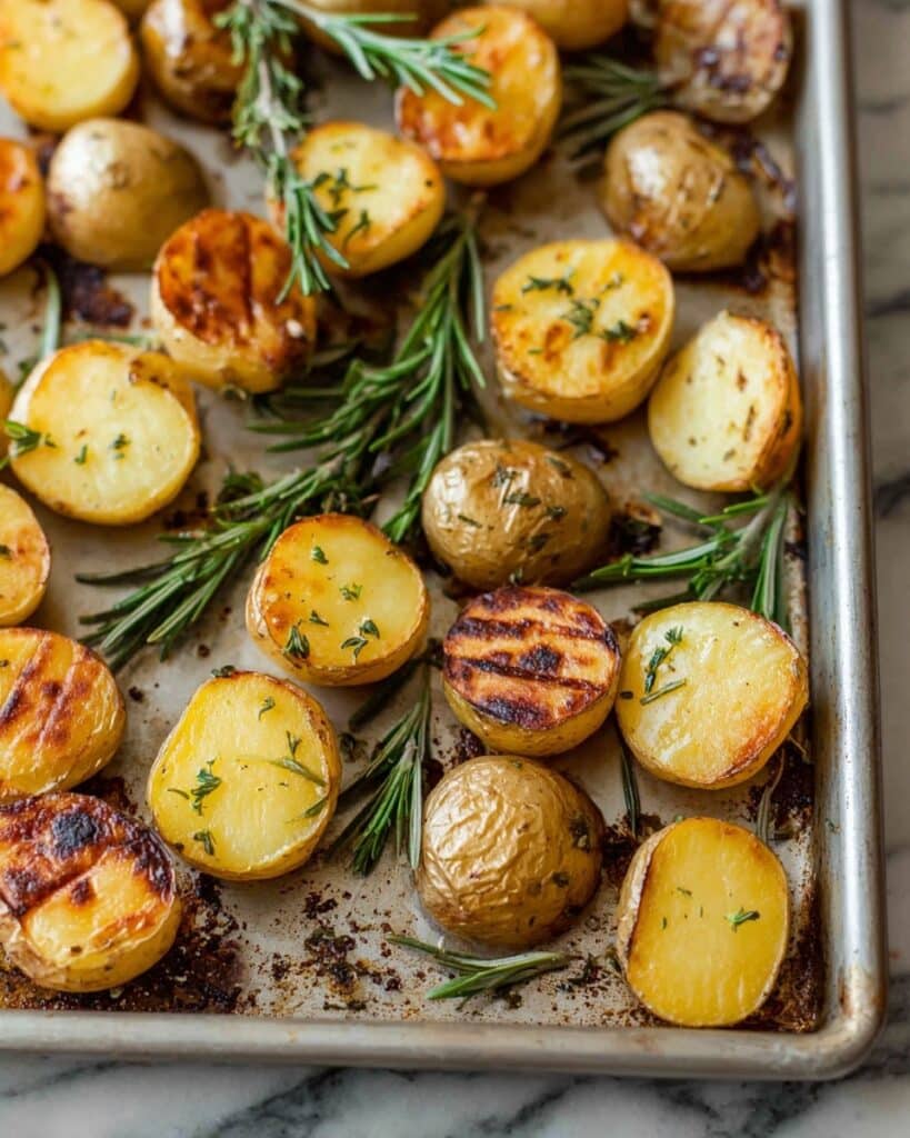 Garlic Herb Roasted Potatoes Recipe