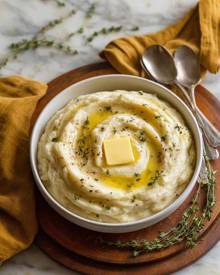 Roasted Garlic Whipped Parsnips Recipe