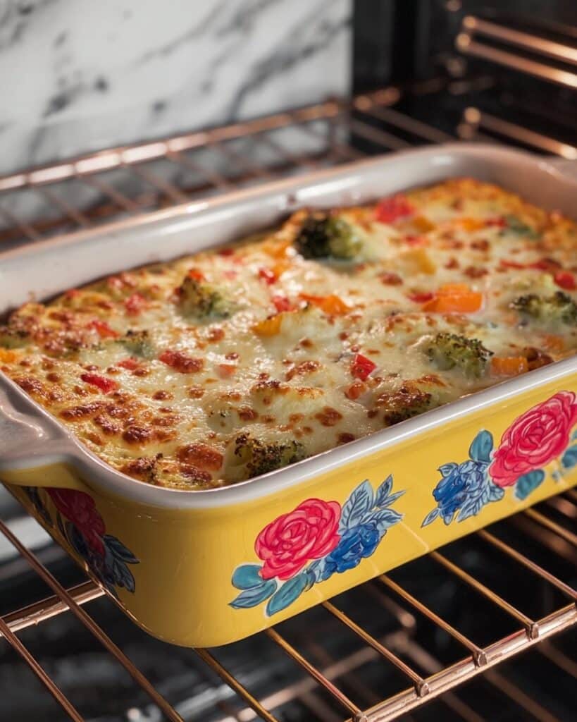 Breakfast Casserole with Sausage, Eggs, and Veggies Recipe