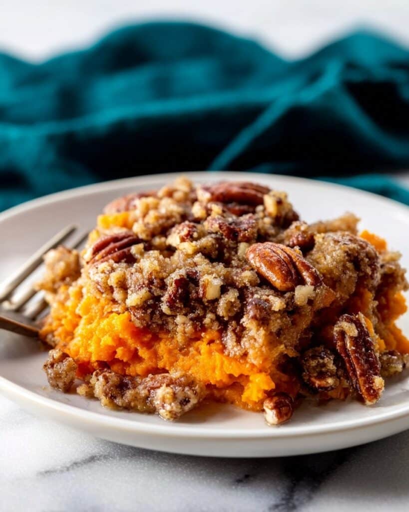 Sweet Potato Crunch with Pecan Topping Recipe