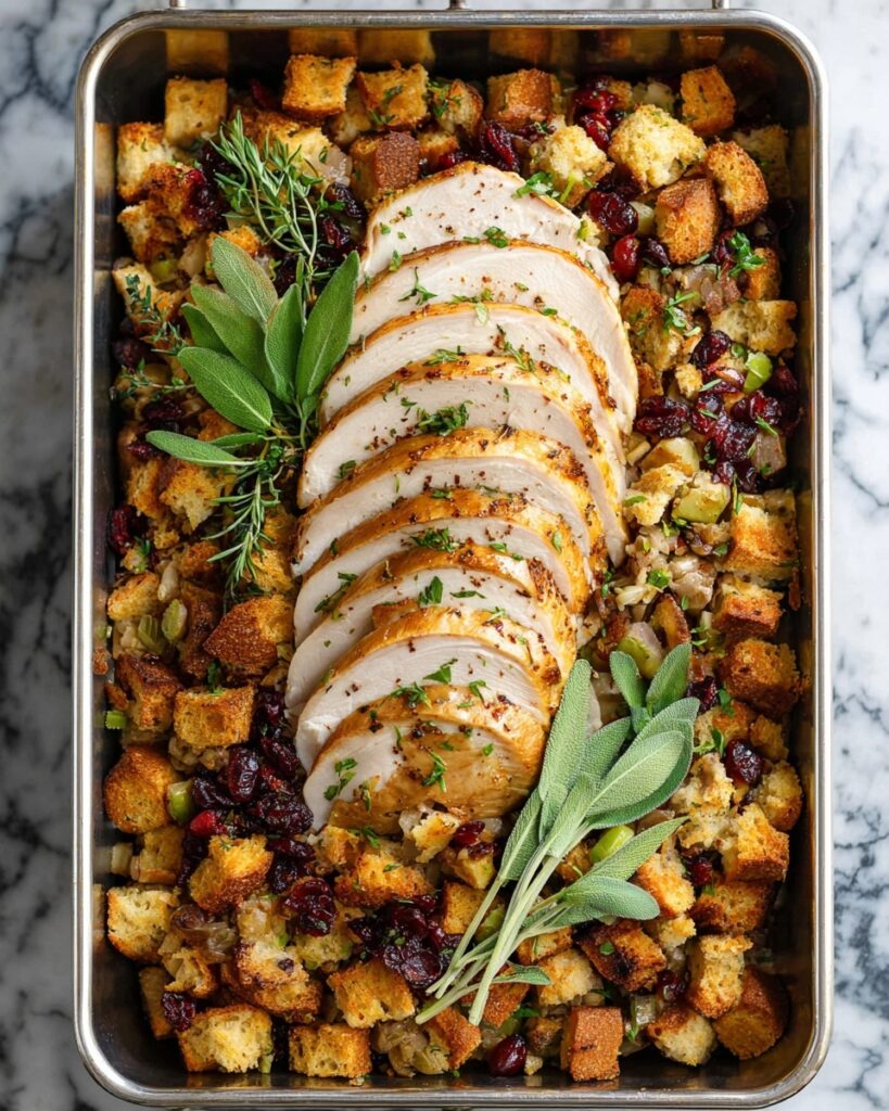One-Pan Herb-Roasted Turkey and Vegetables Recipe