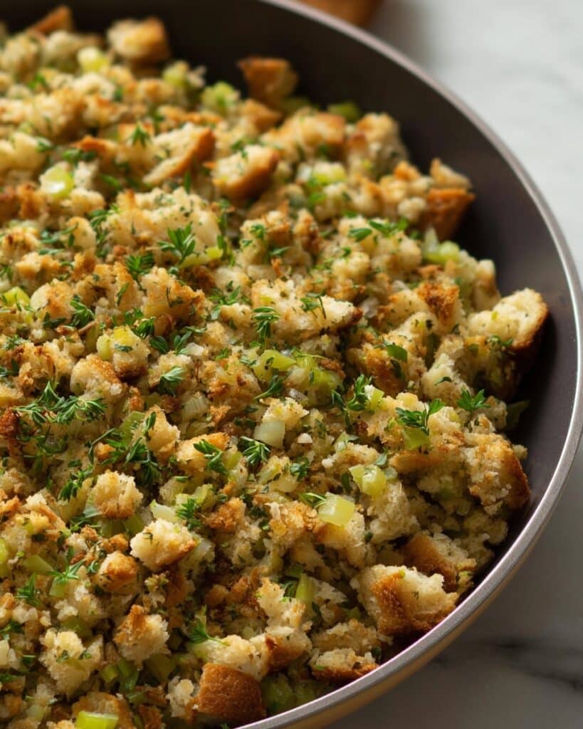 Herbed Cauliflower Rice Stuffing Recipe