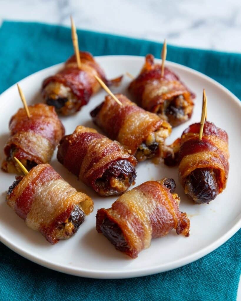 Bacon-Wrapped Dates with Goat Cheese Recipe