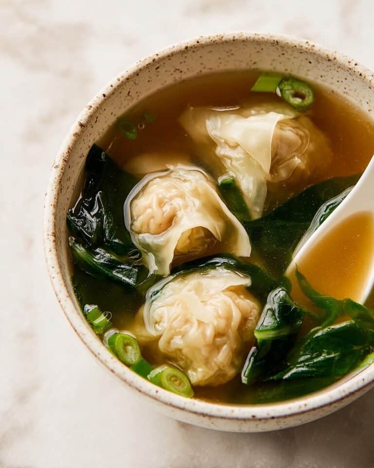 Rice Paper Dumpling “Wonton” Soup Recipe