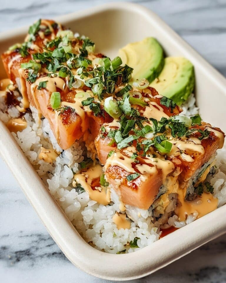 Teriyaki Salmon Sushi Bake Recipe