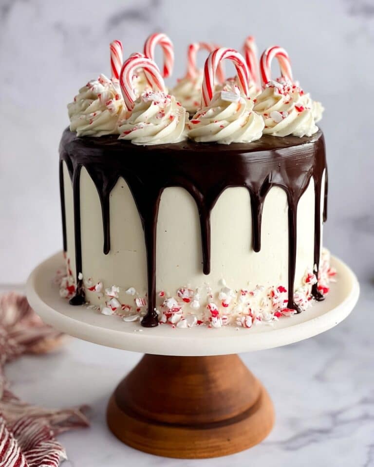 Moist Peppermint Fudge Cake Recipe