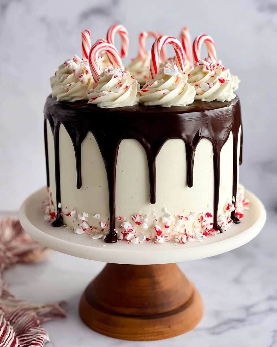 Moist Peppermint Fudge Cake Recipe