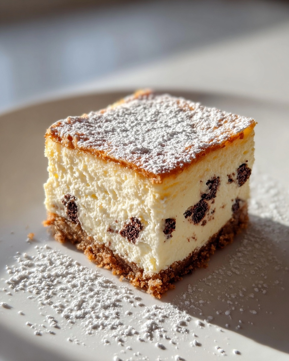 Cannoli Cheesecake Bars Recipe