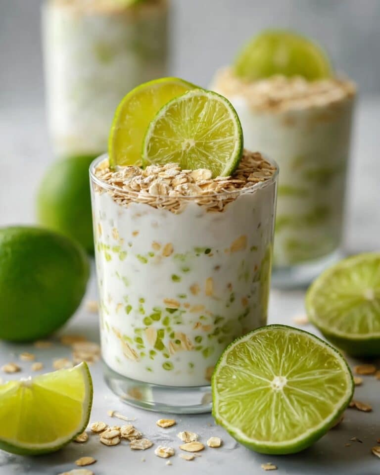 Zesty Key Lime Pie Overnight Oats for a Bright Morning Boost Recipe