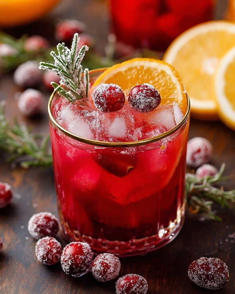 Vanilla Cranberry Crush Mocktail Recipe
