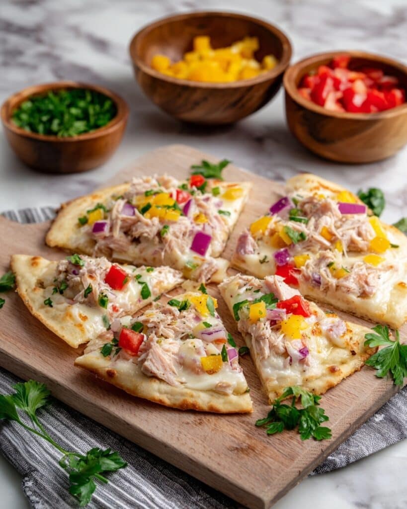 Frank’s RedHot® Tuna Flatbread Recipe