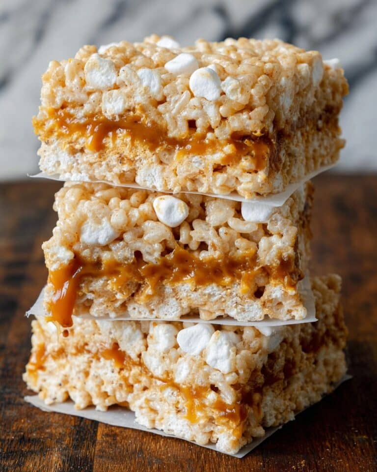 Brown Butter Dulce de Leche Rice Krispie Treats Recipe