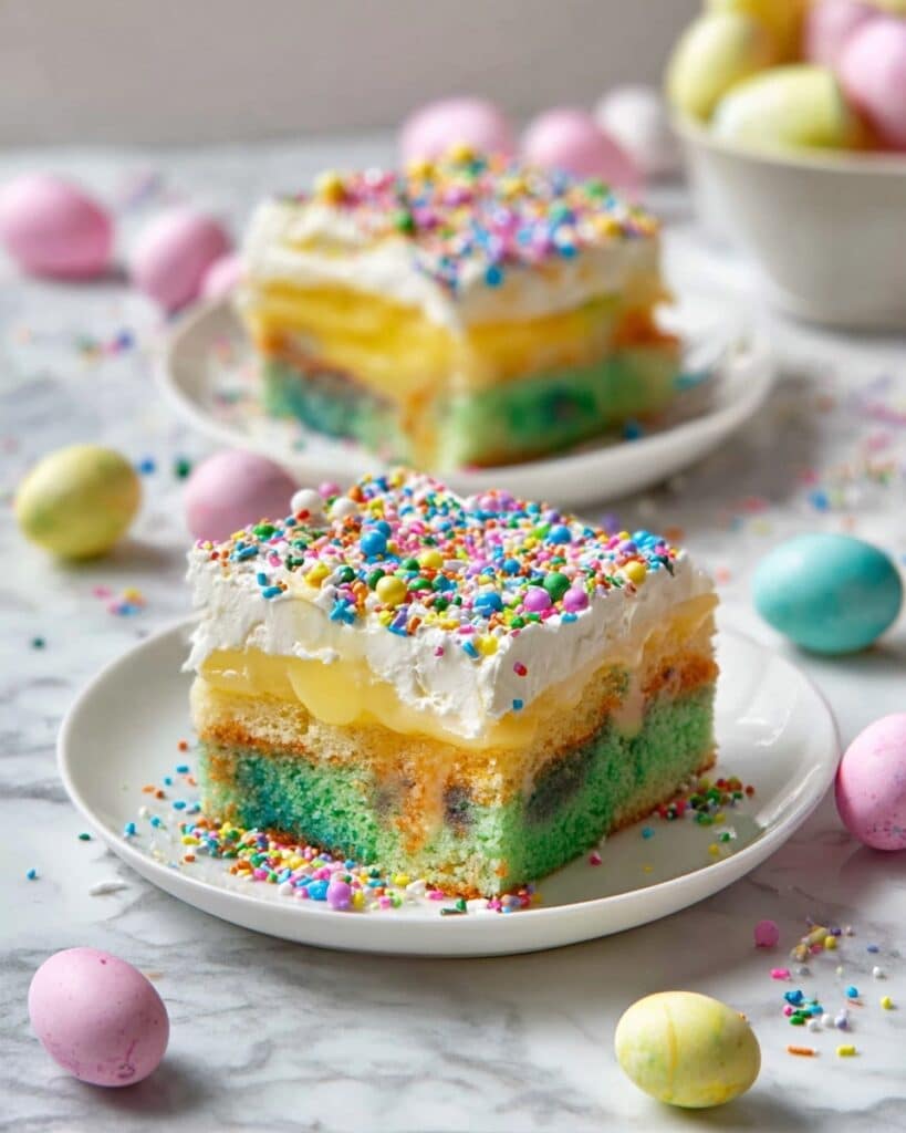 Easy Easter Poke Cake Recipe