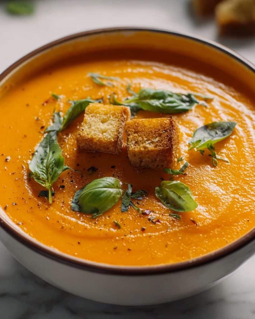Roasted Red Pepper Gouda Soup Recipe