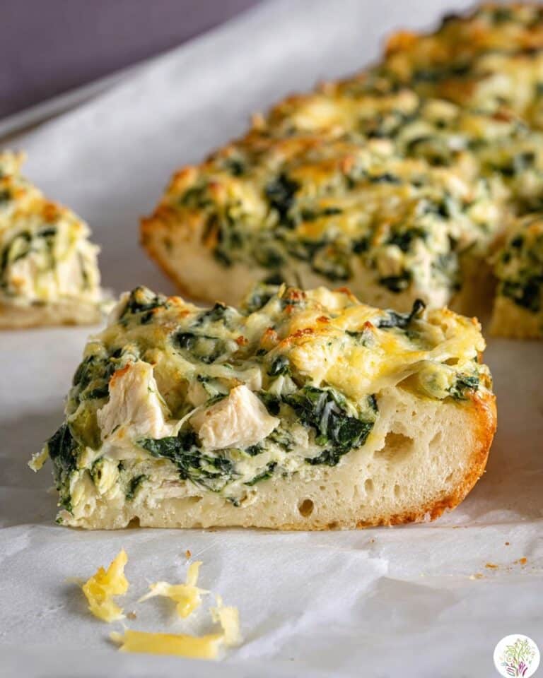 Spinach Artichoke French Bread Pizza Recipe