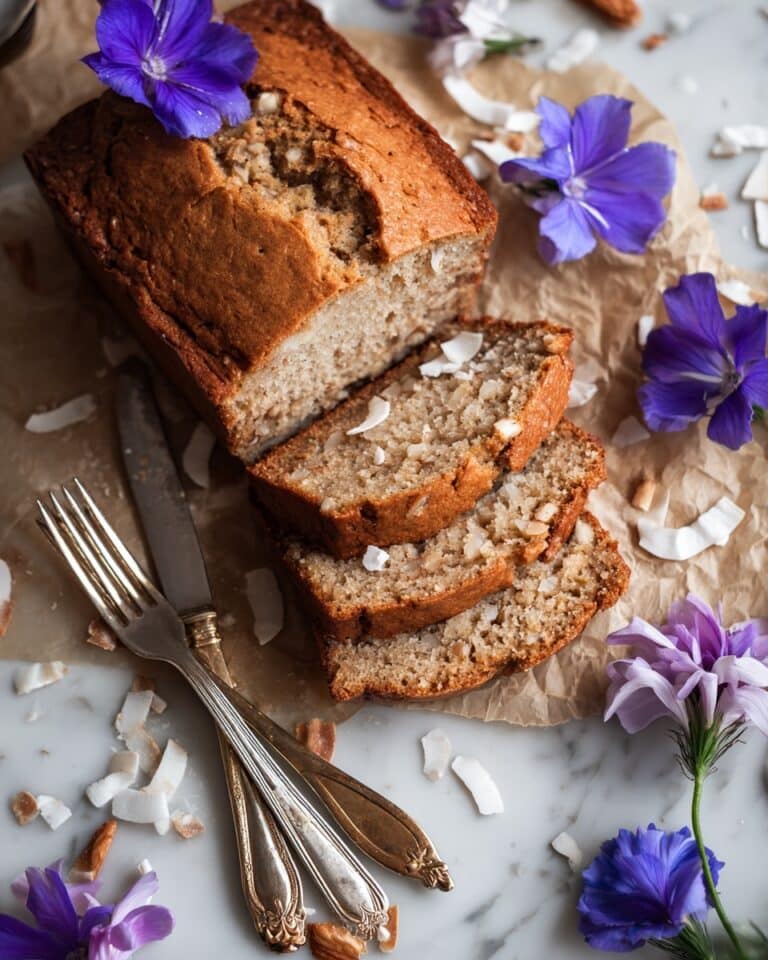 Hawaiian Banana Bread with Pineapple, Coconut & Macadamia Nuts Recipe