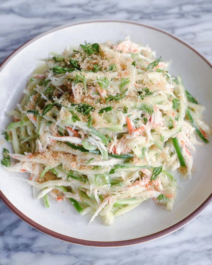 Kani Salad with Spicy Mayo and Panko Recipe