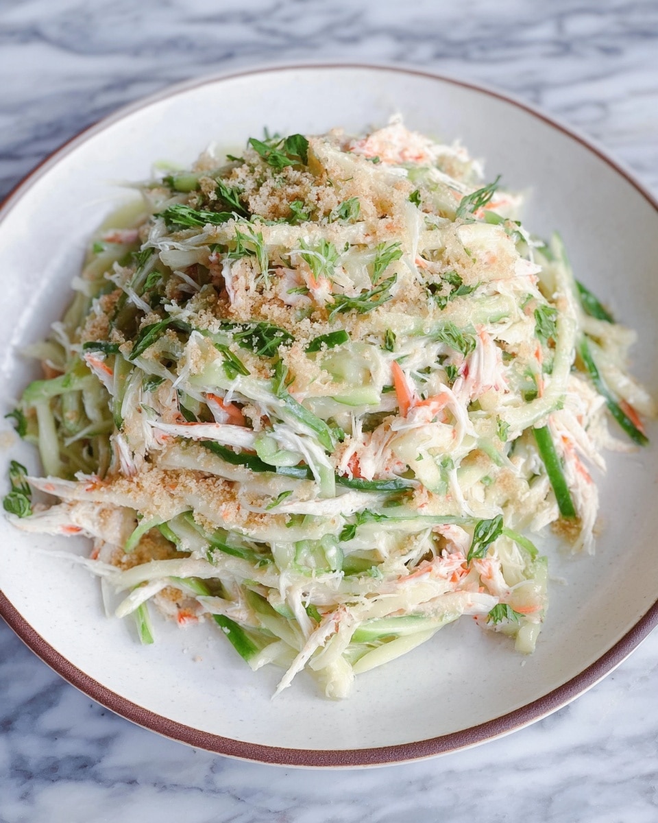 Kani Salad with Spicy Mayo and Panko Recipe