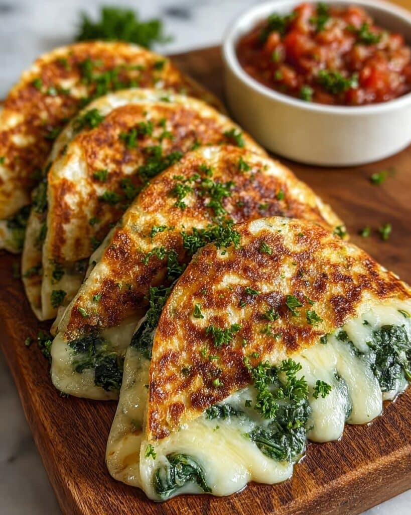 Savory Spinach Artichoke Quesadillas Recipe