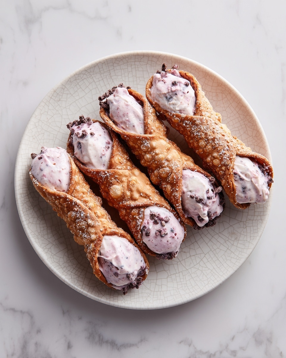 Hammonton NJ Inspired Blueberry Cannoli Recipe