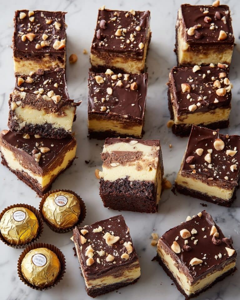 Ferrero Rocher Cheesecake Bars Recipe