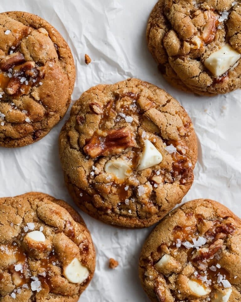 Chai White Chocolate Toffee Cookies Recipe