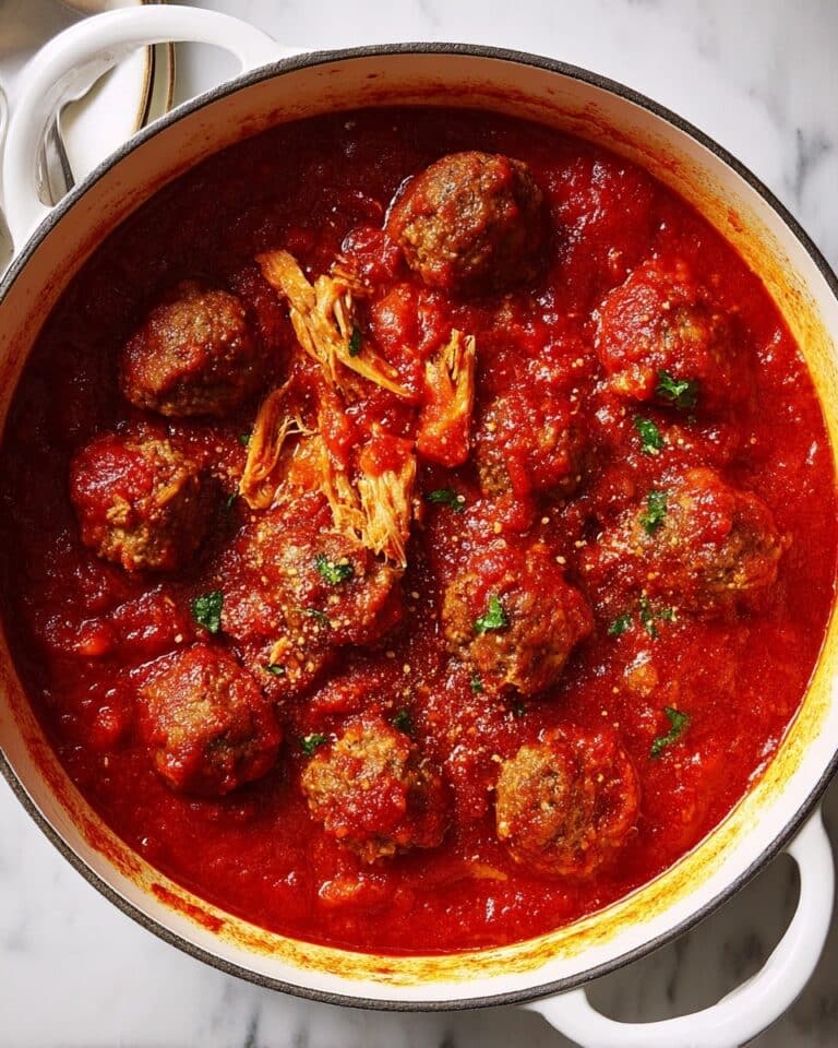 Sunday Sauce with Meatballs, Ribs, and Sausage Recipe