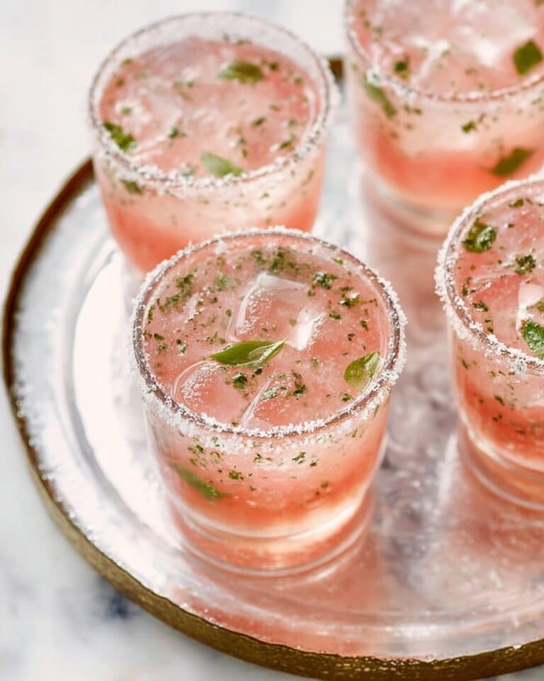 Strawberry Basil Margarita Summer Cocktail Recipe
