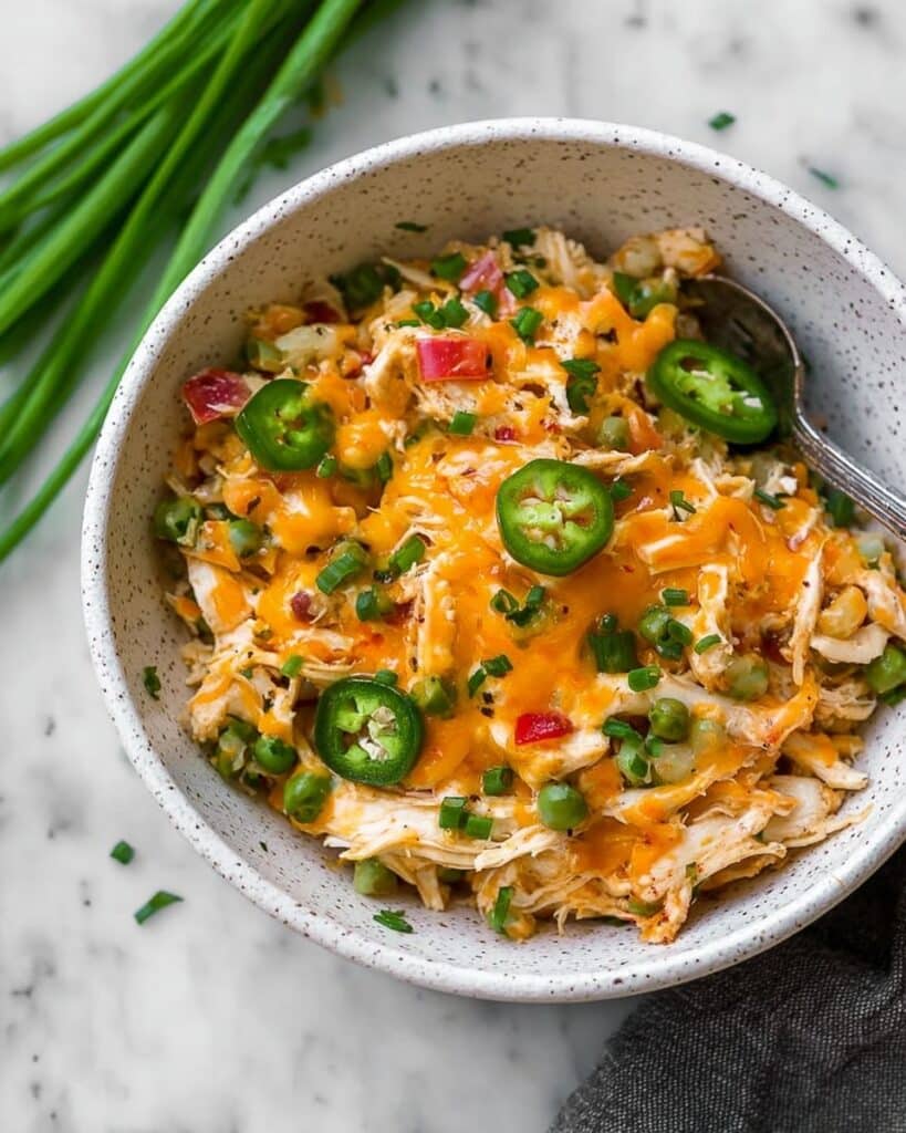 Jalapeño Buffalo Chicken Casserole Recipe