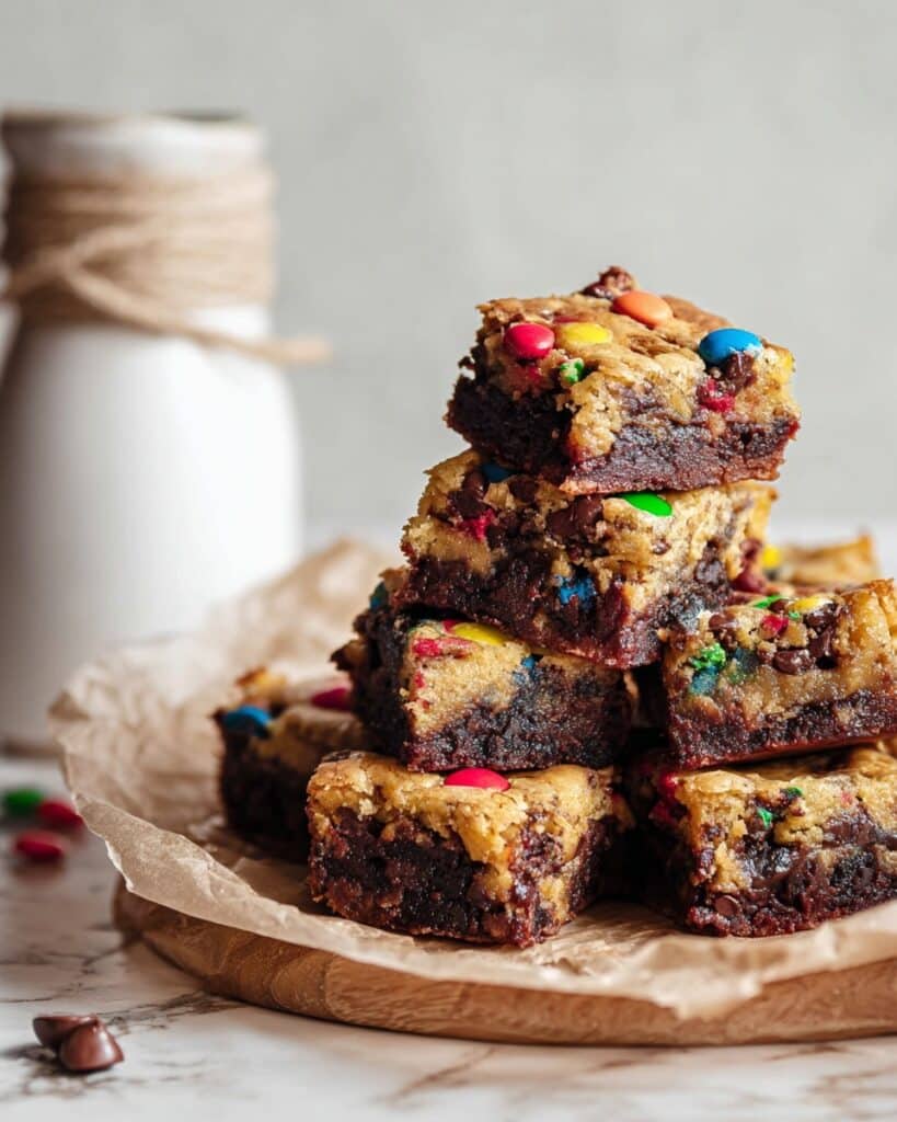 Monster Cookie Fudgy Brownies Recipe