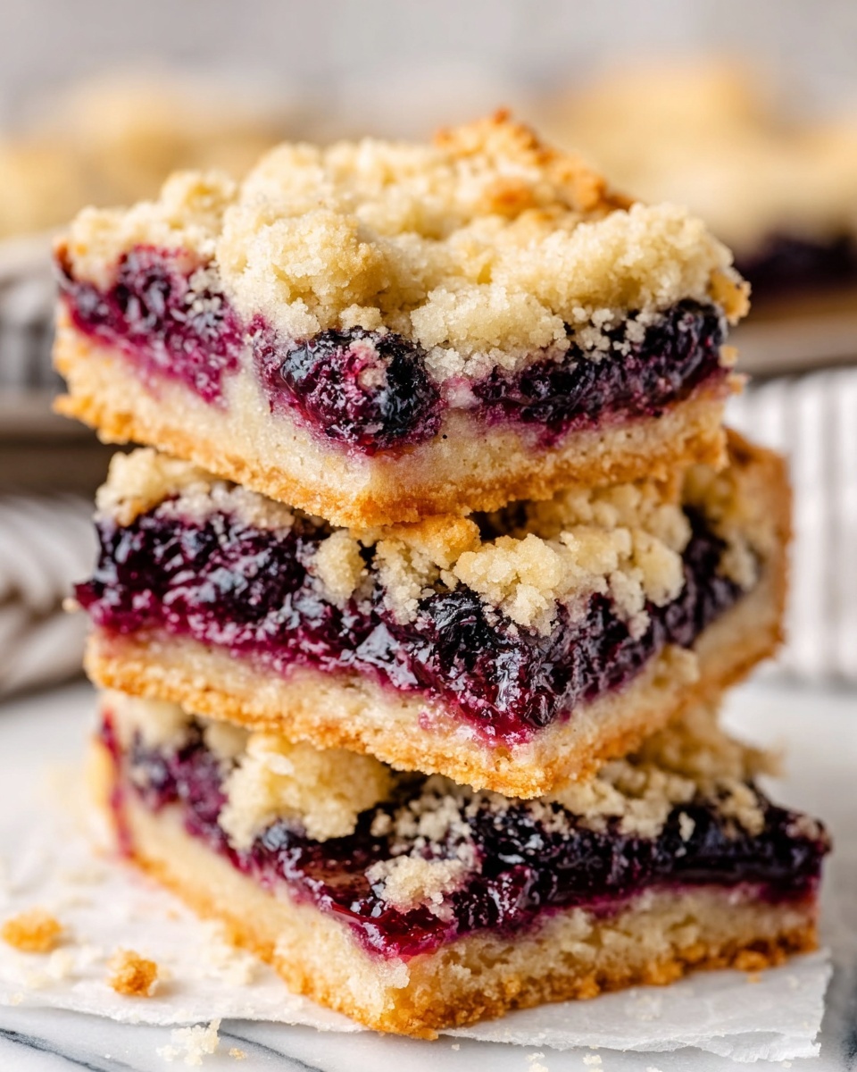 The image shows multiple square blueberry blondie bars scattered on a dark black slate with uneven textures, which here is changed to a white marbled texture. Each blondie is golden brown on top with a soft, slightly cracked surface, dotted with dark blue and purple blueberries inside. Some pieces have thin, uneven white icing drizzle lines across the top, adding a glossy contrast to the matte crust. The bars have a soft, cakey texture and are all cut roughly the same size, arranged randomly with some spaced apart and others closer together. photo taken with an iphone --ar 4:5 --v 7