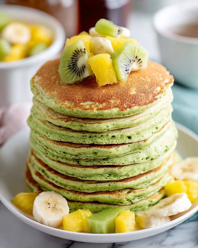 The BEST Matcha Pancakes Recipe