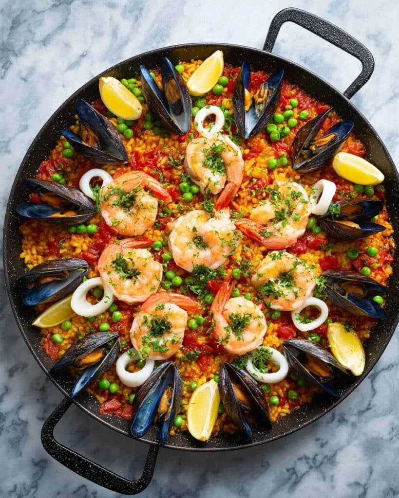 Easy Seafood Paella Recipe