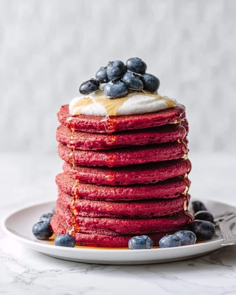 Pink Beet Pancakes Recipe