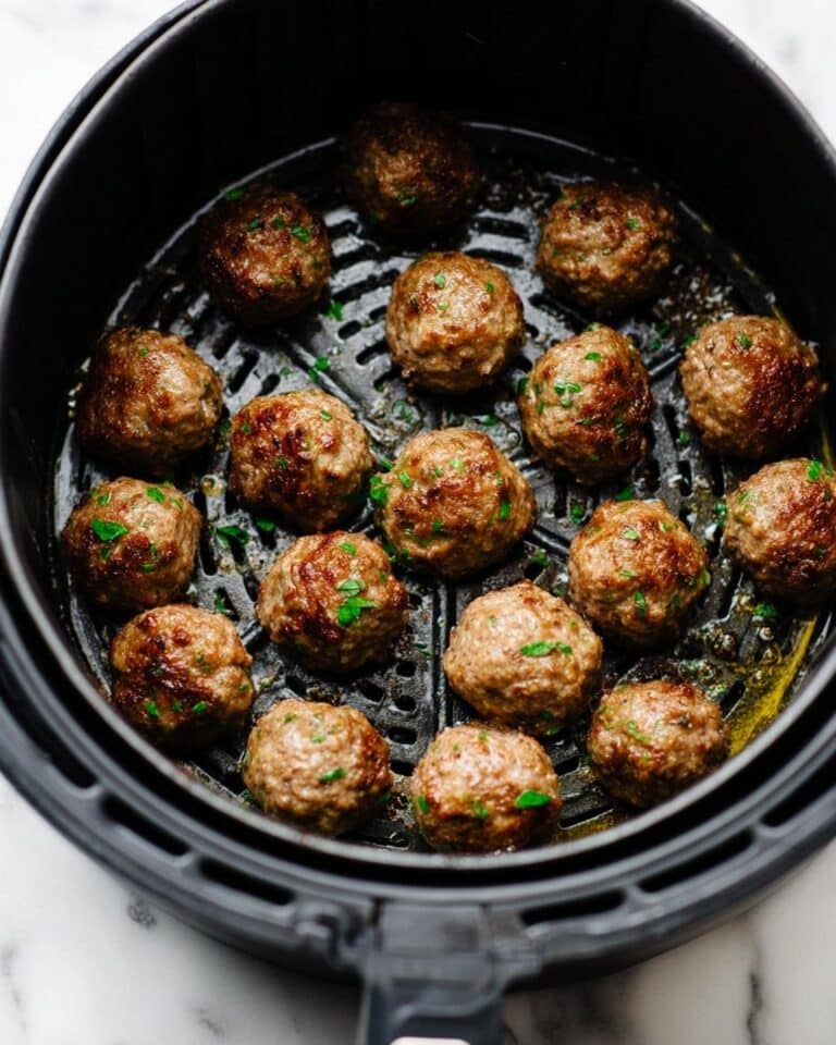 Quick and Easy Air Fryer Meatballs Recipe