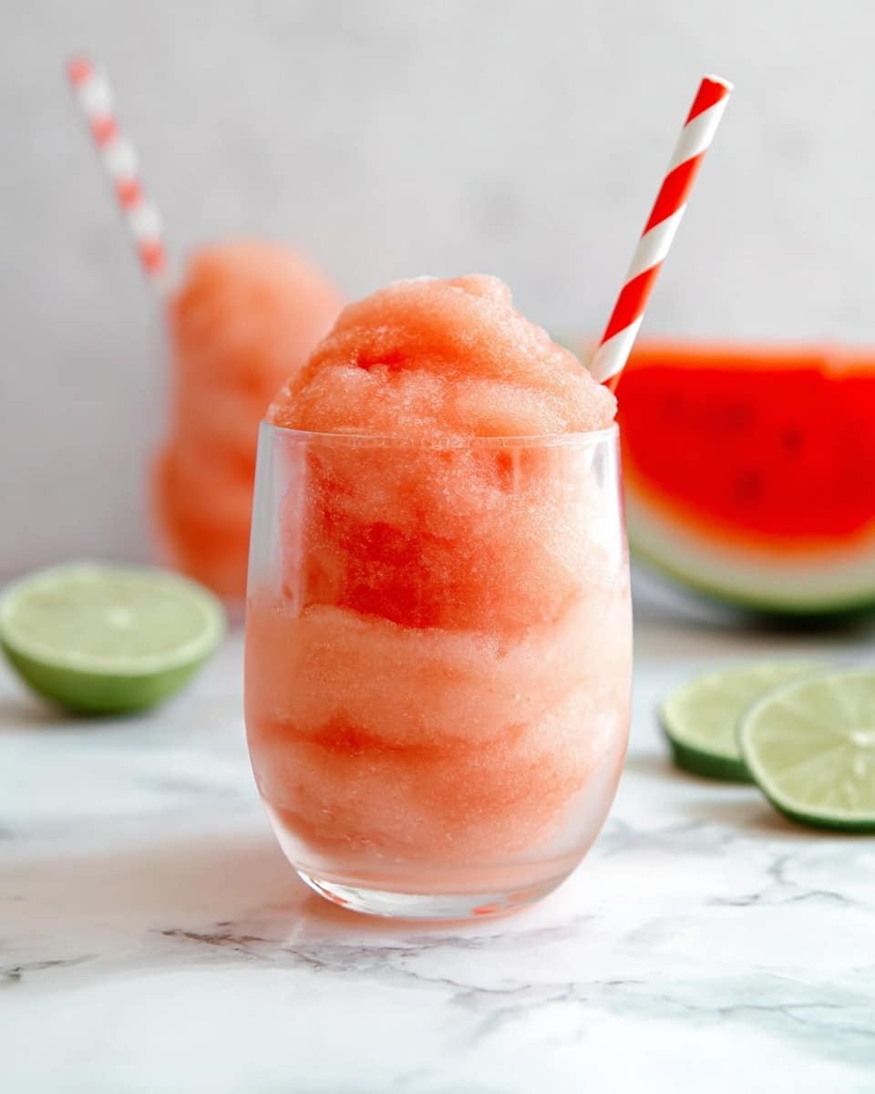 Close-up image of many small square pieces of watermelon stacked tightly together, showing their juicy red flesh with some light texture and a few pale yellow seeds scattered on top. The pieces are arranged in layers without any visible plate or bowl, set against a white marbled textured background. The focus is on the bright red color and moist texture of the watermelon cubes, highlighting their fresh and juicy look. Photo taken with an iphone --ar 4:5 --v 7