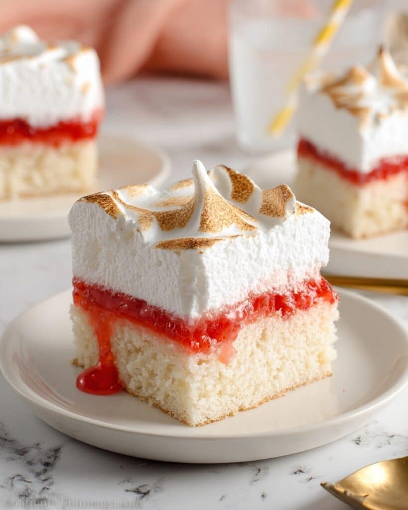Grapefruit Meringue Poke Cake Recipe