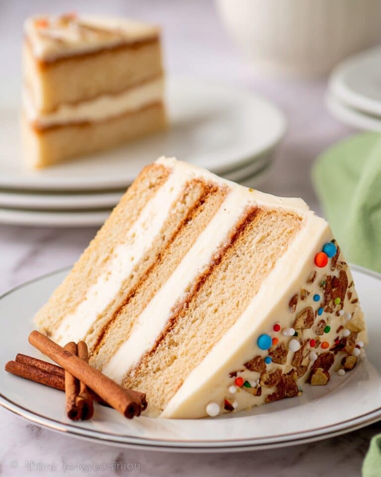 Chai Spice Cake with Whipped Brown Sugar Buttercream Recipe