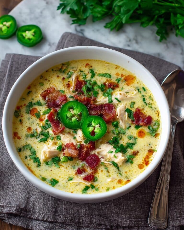 Spicy Jalapeño Popper Chicken Soup Recipe