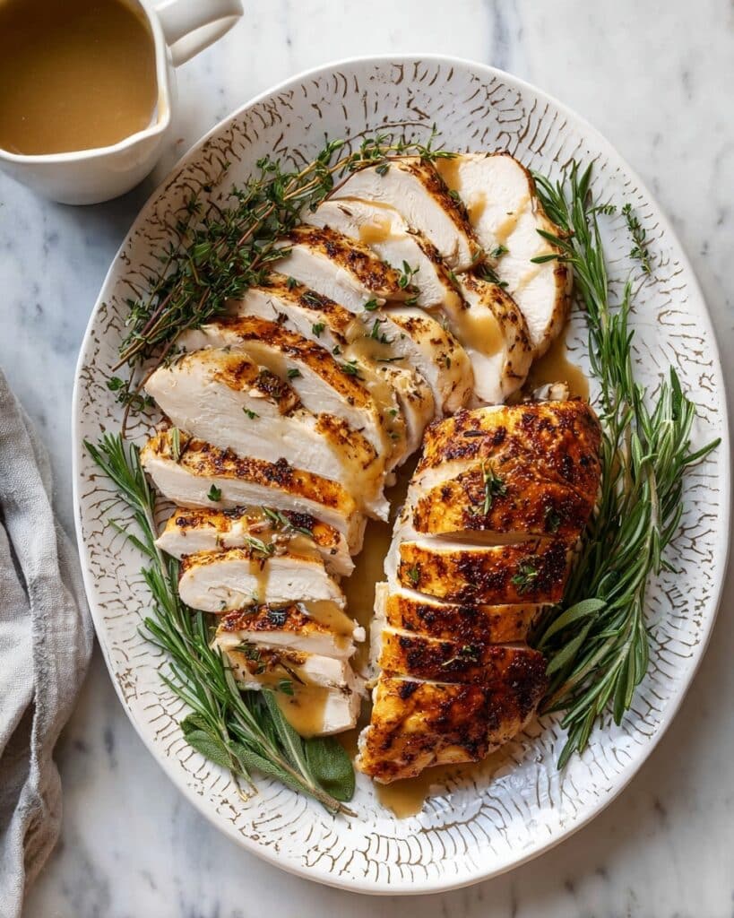Roasted Turkey Breast with Herb Butter Recipe